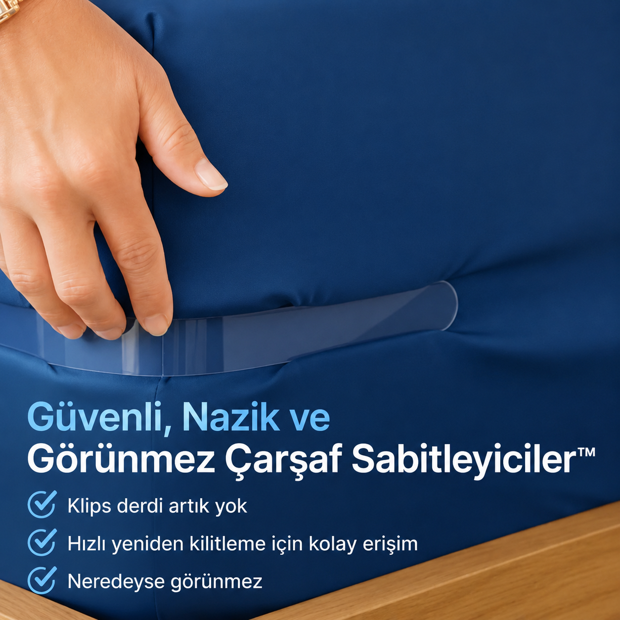 VELMORA™ Çarşaf Kilidi