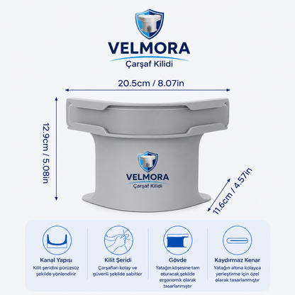 VELMORA™ Çarşaf Kilidi